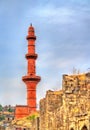 Chand Minar, a minaret at Daulatabad fort in Maharashtra, India