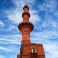 Chand Minar tower in Daulatabat Fort in Maharashtra, India