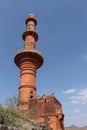 Chand minar or the tower of the moon a medieval tower in Daulatabad, Aurangabad