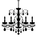 Chandelier (black)