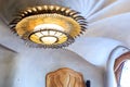Chandelier in Casa Batllo in Barcelona Royalty Free Stock Photo