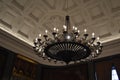 Chandelier and Ceiling in Royal Room Royalty Free Stock Photo