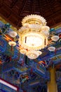 Chandelier in chinese tempel.