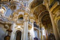 Chandelier in the church of St Nicholas in the old Town Square Royalty Free Stock Photo