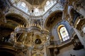 Chandelier in the church of St Nicholas in the old Town Square Royalty Free Stock Photo