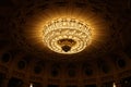 Chandelier in conference hall in Palatul Parlamentului Palace of the Parliament, Bucharest