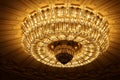 Chandelier in conference hall in Palatul Parlamentului Palace of the Parliament, Bucharest