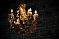 Chandelier detail at Maaloula