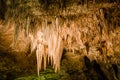 The Chandelier Draperies - Carlsbad Caverns National Park Royalty Free Stock Photo