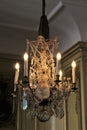 Chandelier in the Hallwyl Museum in Stockholm Royalty Free Stock Photo