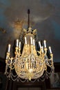 Chandelier in the Hallwyl Museum in Stockholm Royalty Free Stock Photo