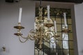 Chandelier Hanging At The Portuguese Synagogue At Amsterdam The Netherlands 4-4-2022 Royalty Free Stock Photo