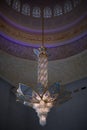 Chandelier inside Zayed mosque, Abu Dhabi, United Arab Emirates