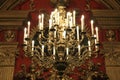 Chandelier luster in St. Andrew`s Church in Kyiv