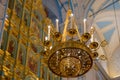 Chandelier near the altar Royalty Free Stock Photo