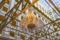 Chandelier Old Post Office Building Interior Washington DC