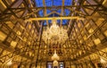 Chandelier Old Post Office Building Night Washington DC Royalty Free Stock Photo