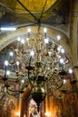 Chandelier in Orthodox Church Royalty Free Stock Photo