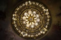 Chandelier in Palais Garnier in Paris, France. Royalty Free Stock Photo