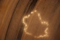 Chandelier reflection in marble jar, Hagia Sophia, Istanbul, Turkey Royalty Free Stock Photo