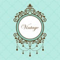 Chandelier vintage frame