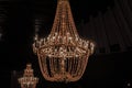 Chandelier in Wieliczka salt mine in the town of Wieliczka, southern Poland