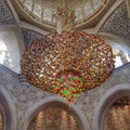 Chandeliers of the Sheikh Zayed Grand Mosque