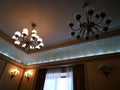 Chandeliers and wall sconces indoor