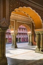 Chandra Mahal museum, City Palace at Pink City, Jaipur, India