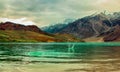 Chandra Taal, or Chandra Tal is a lake in the Spiti part of the Lahul and Spiti district of Himachal Pradesh