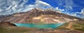 Chandra Tal lake in Himalayas Royalty Free Stock Photo