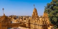 Chandraprabhu Temple is an exemplary Jain temple built in the 16th century. Jaisalmer, India Royalty Free Stock Photo