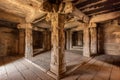 View of Chandrasekhara Temple, The ruins of ancient city Vijayanagar at Hampi, Karnataka, India Royalty Free Stock Photo