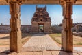 View of Chandrasekhara Temple, The ruins of ancient city Vijayanagar at Hampi, Karnataka, India