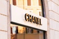 Chanel fashion signboard on the boutique in Rome, March 2023, Rome, Italy