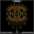 CHANEL rhinestones DESIGN. RHINESTONES Pattern. Royalty Free Stock Photo