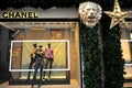 Chanel luxury fashion store in London, England Royalty Free Stock Photo