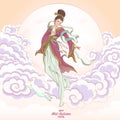 Chang E the goddess of the moon in Chinese culture