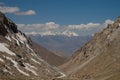 Chang La Pass, the third highest driveable mountain pass in the Royalty Free Stock Photo