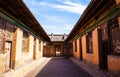 Chang's Manor Park scene. Chinese ancient house building.