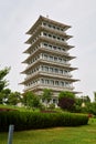 The Chang An tower in the Expo park Royalty Free Stock Photo