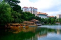 Changan Park - artificial lake Royalty Free Stock Photo