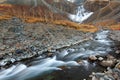 The changbai mountain stream Royalty Free Stock Photo