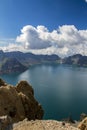 Changbaishan tianchi scenic spot in China. Royalty Free Stock Photo