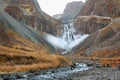 The changbai mountain waterfalls Royalty Free Stock Photo