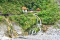 Changchun Shrine or Eternal Spring Shrine in Taroko National Park Royalty Free Stock Photo