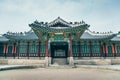 Changdeokgung Palace, Korean traditional architecture in Seoul Royalty Free Stock Photo