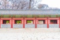 Changdeokgung Palace Beautiful Traditional Architecture in Seoul Royalty Free Stock Photo