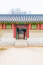 Changdeokgung Palace Beautiful Traditional Architecture in Seoul Royalty Free Stock Photo