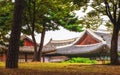 Changdeokgung palace details Royalty Free Stock Photo